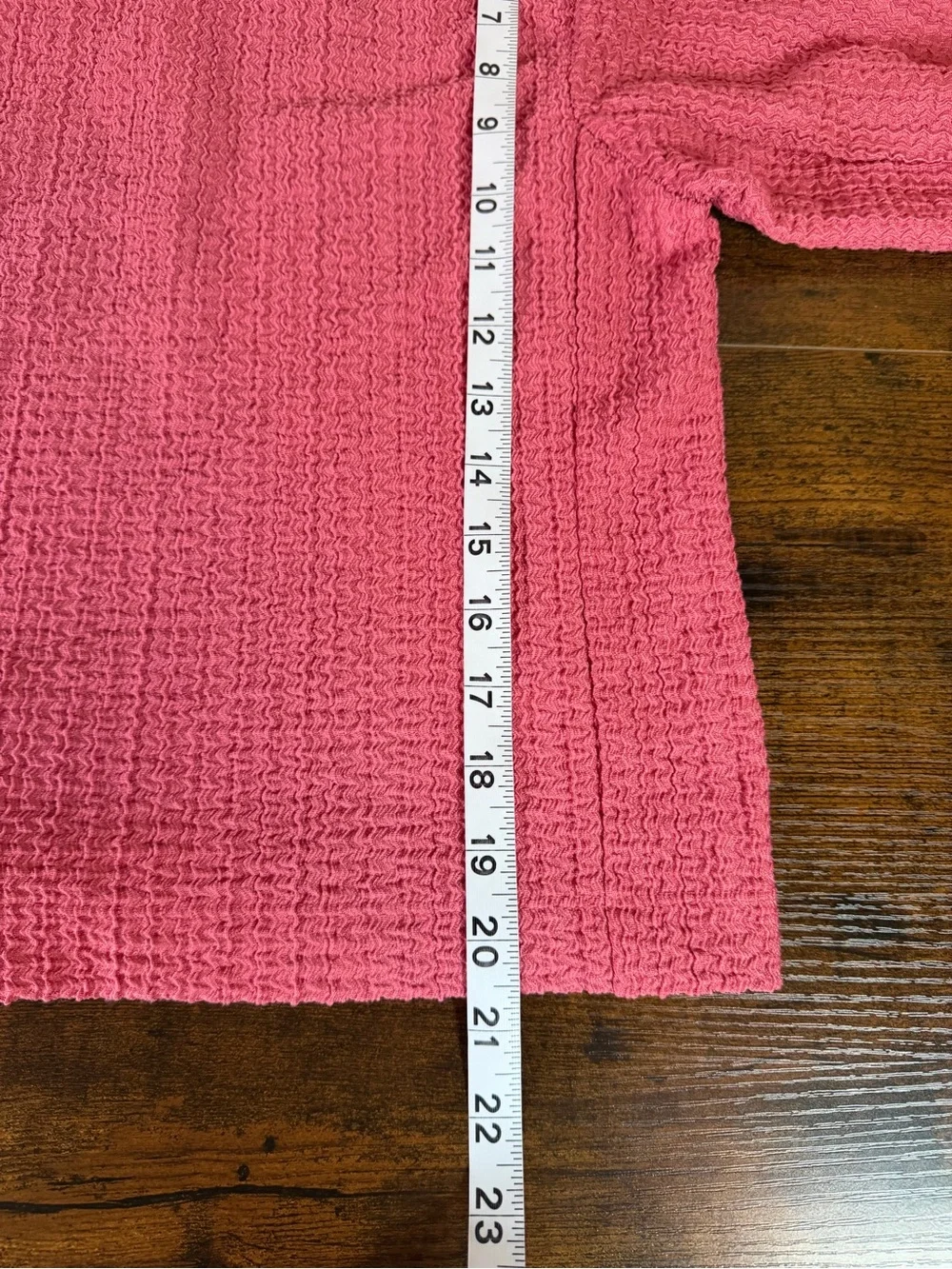 LOFT Pink Textured Knit Puff Sleeve Top Women’s Warm Cozy Office Casual Wear